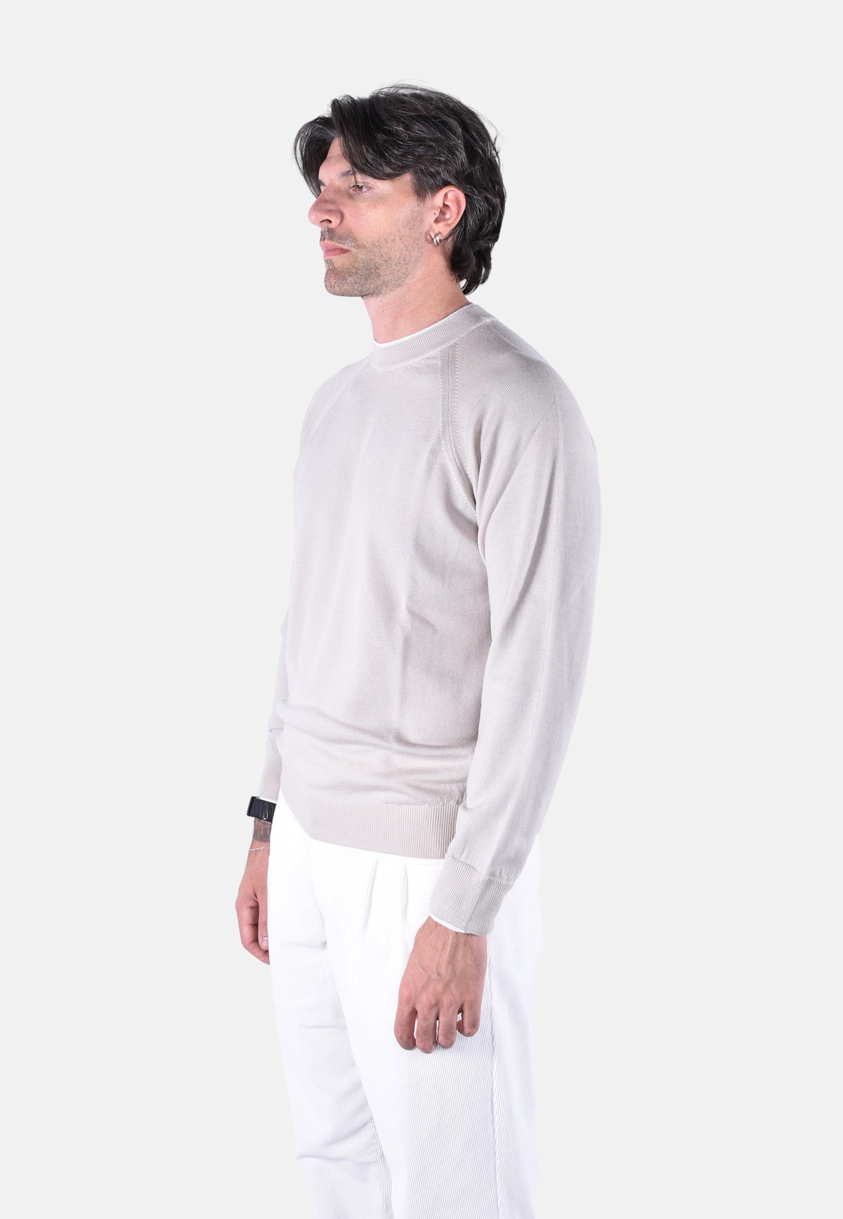 MAGLIA GIROCOLLO DOPPIO COLLO