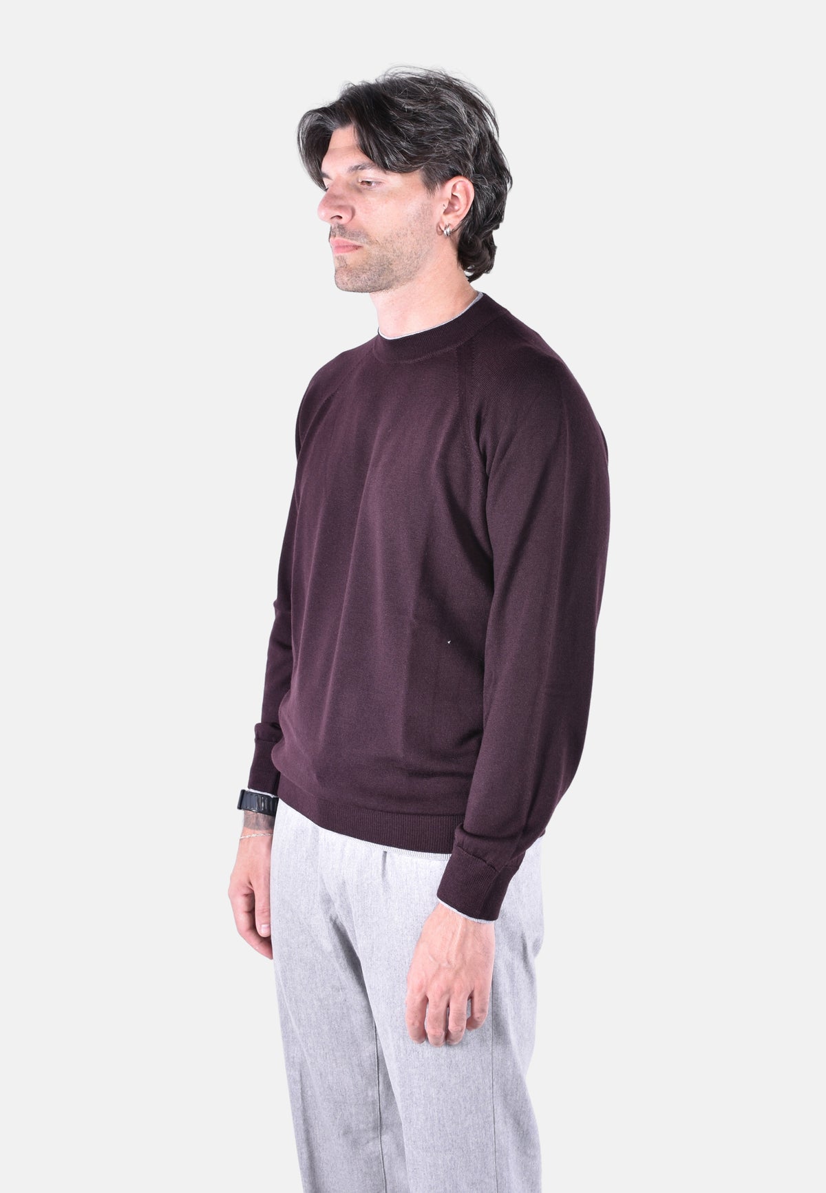 MAGLIA GIROCOLLO DOPPIO COLLO