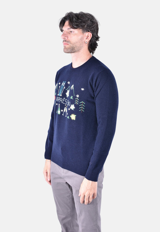 HERON ROUND-NECK SWEATER