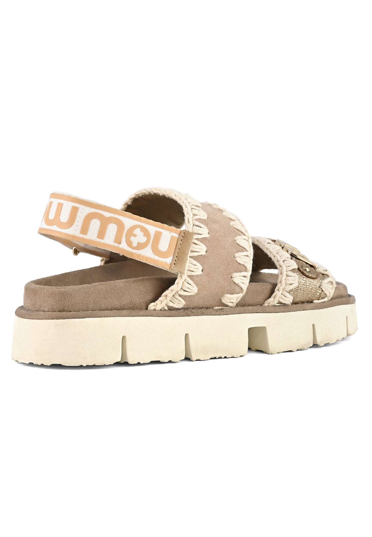 BIO SANDAL SUEDE LEATHER LOGO