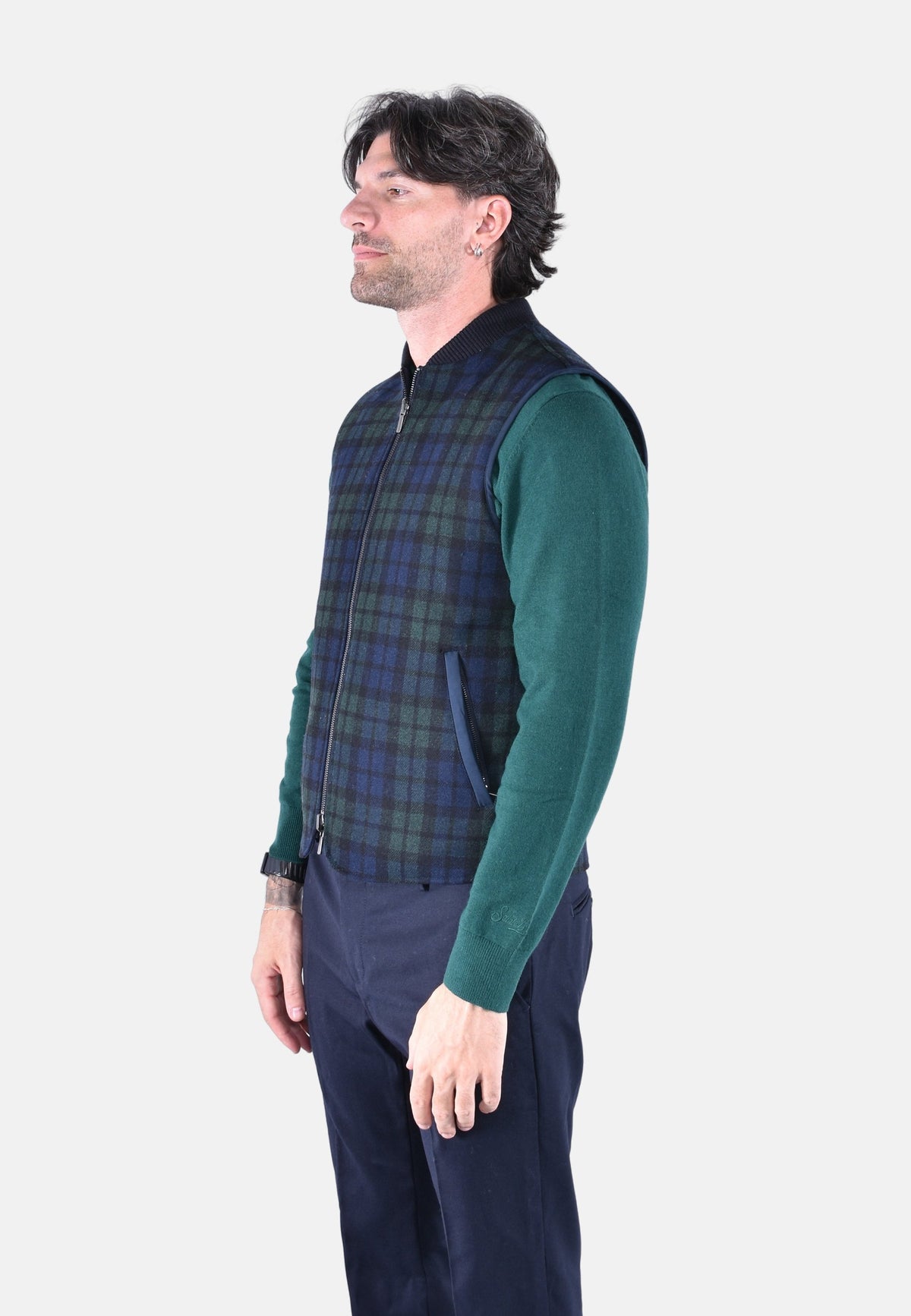 SPENCER WOOL REVERSIBLE WOOL VEST