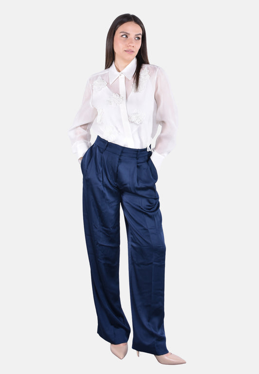 SATIN WIDE LEG PANT
