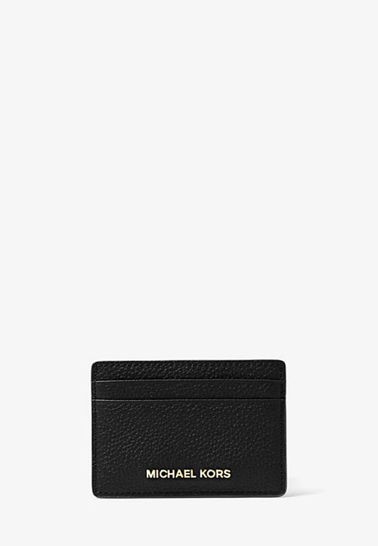 Porta carte di credito in pelle martellata