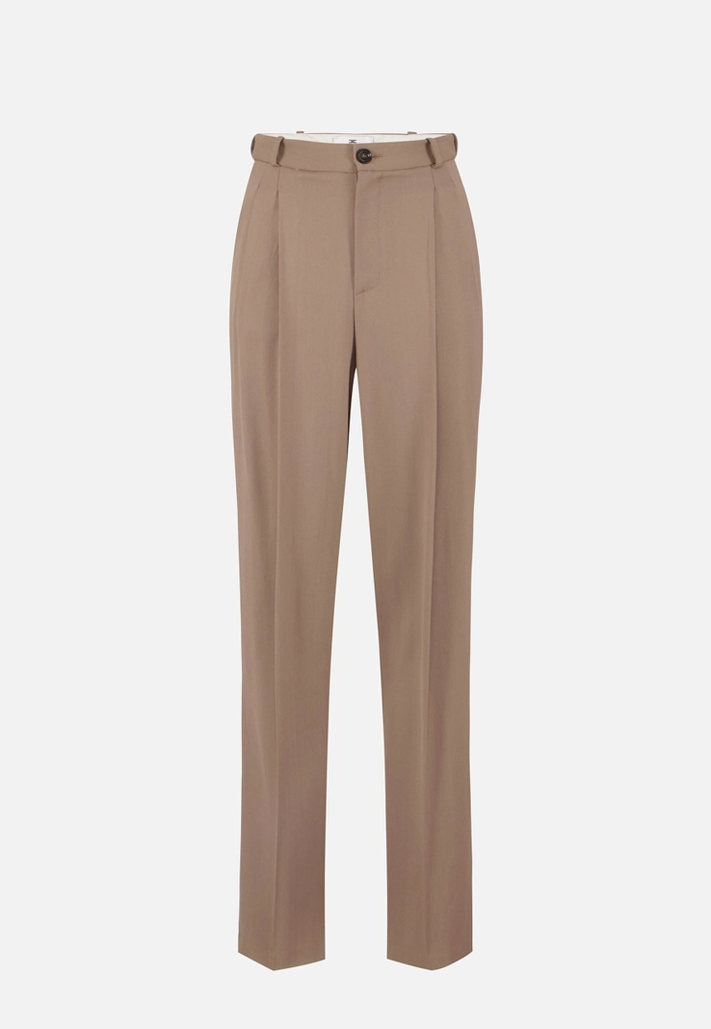 PANTALONI IN GABARDINA CON PENCES