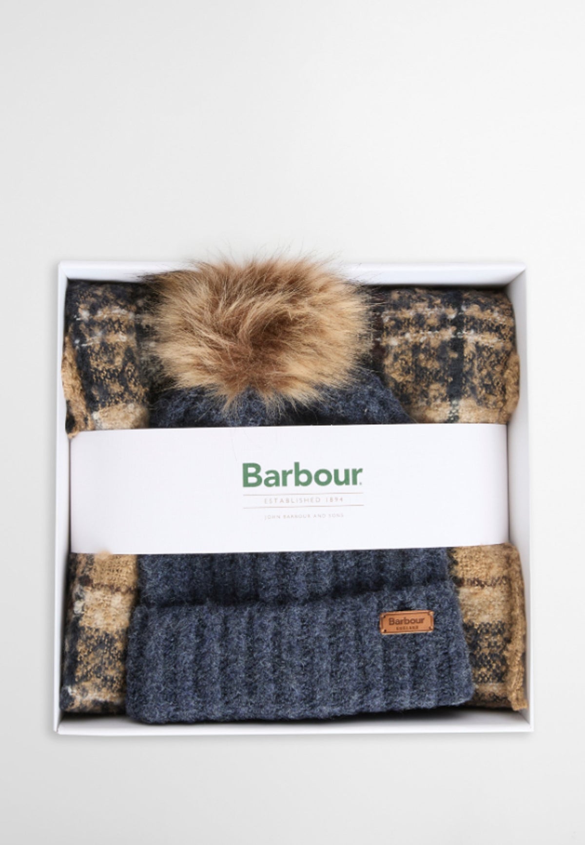 SALTBURN BEANIE & TARTAN SCARF