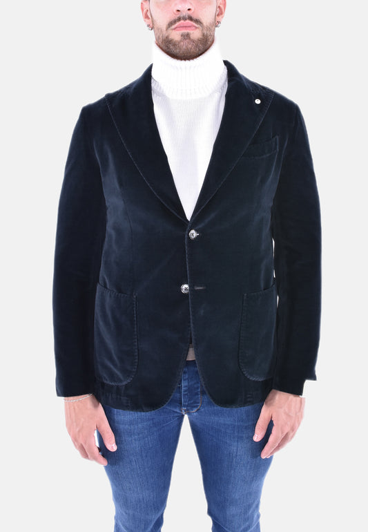 GIACCA SARTORIALE MONOPETTO REGULAR IN VELLUTO