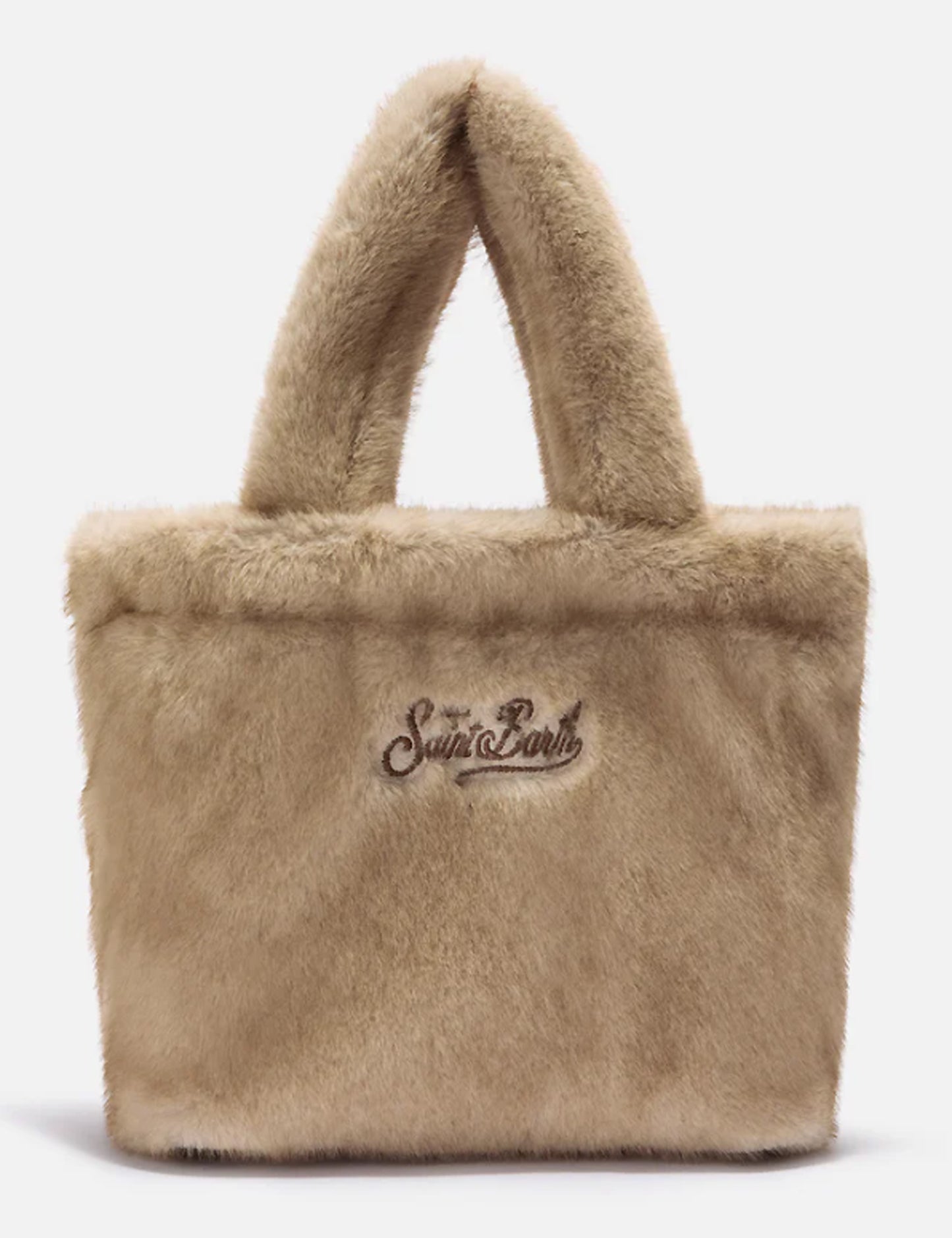 COLETTE SOFT FUR HAND BAG WITH STRAP