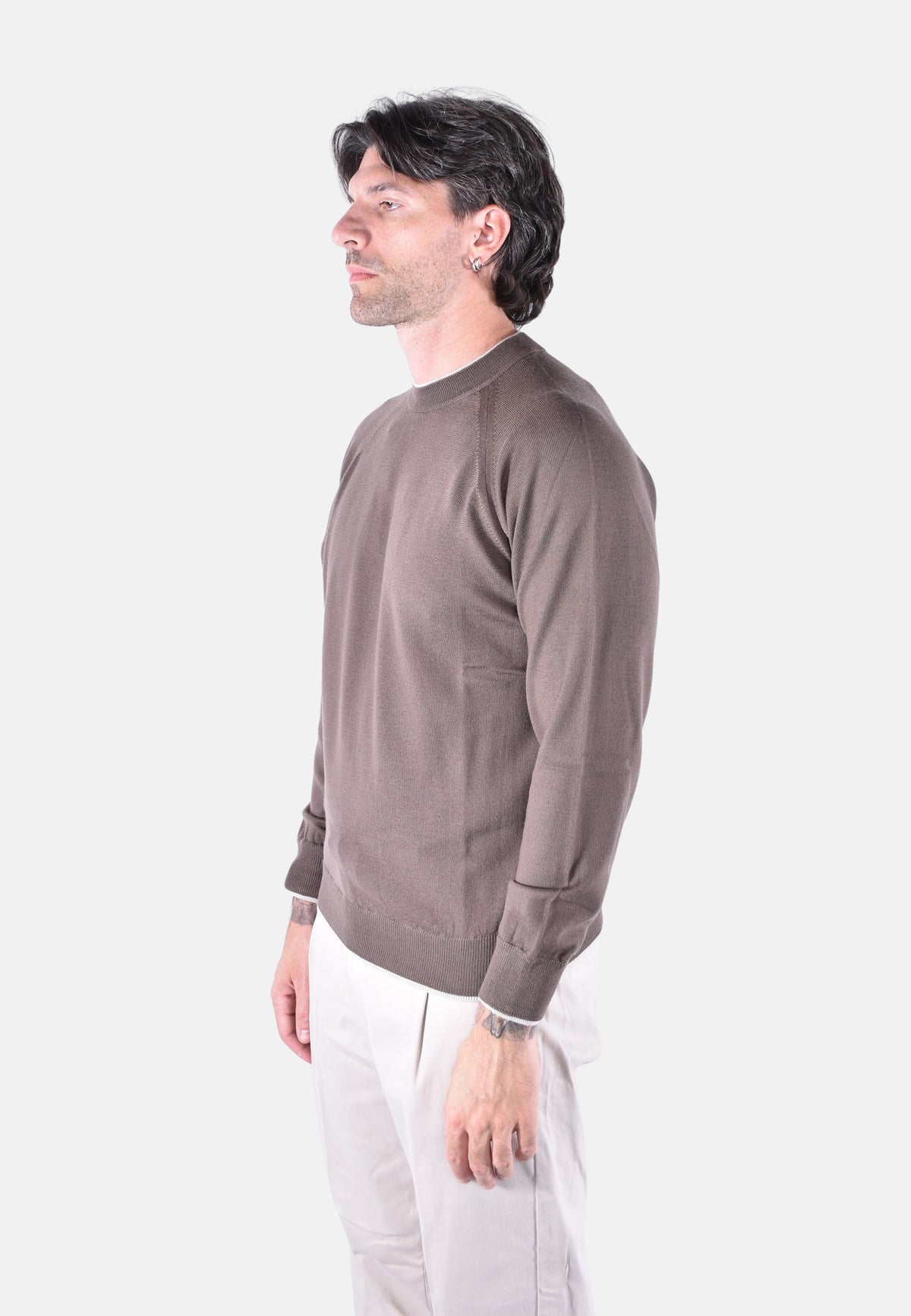MAGLIA GIROCOLLO DOPPIO COLLO