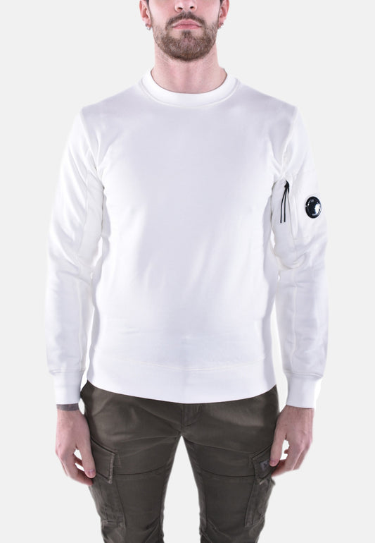 DIAGONAL RAISED FLEECE LENS SWEATSHIRT
