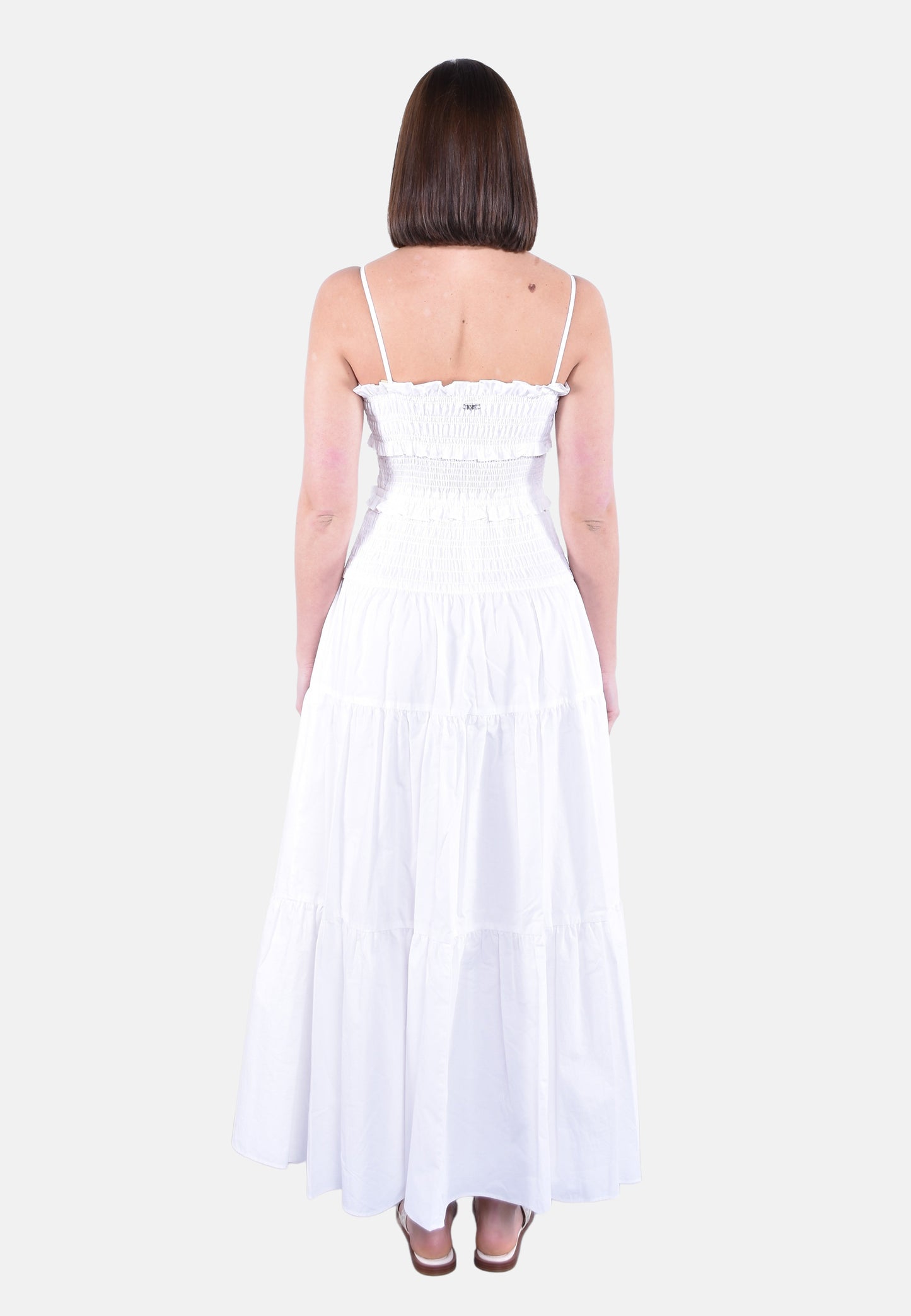 SMOCKED MAXI DRESS